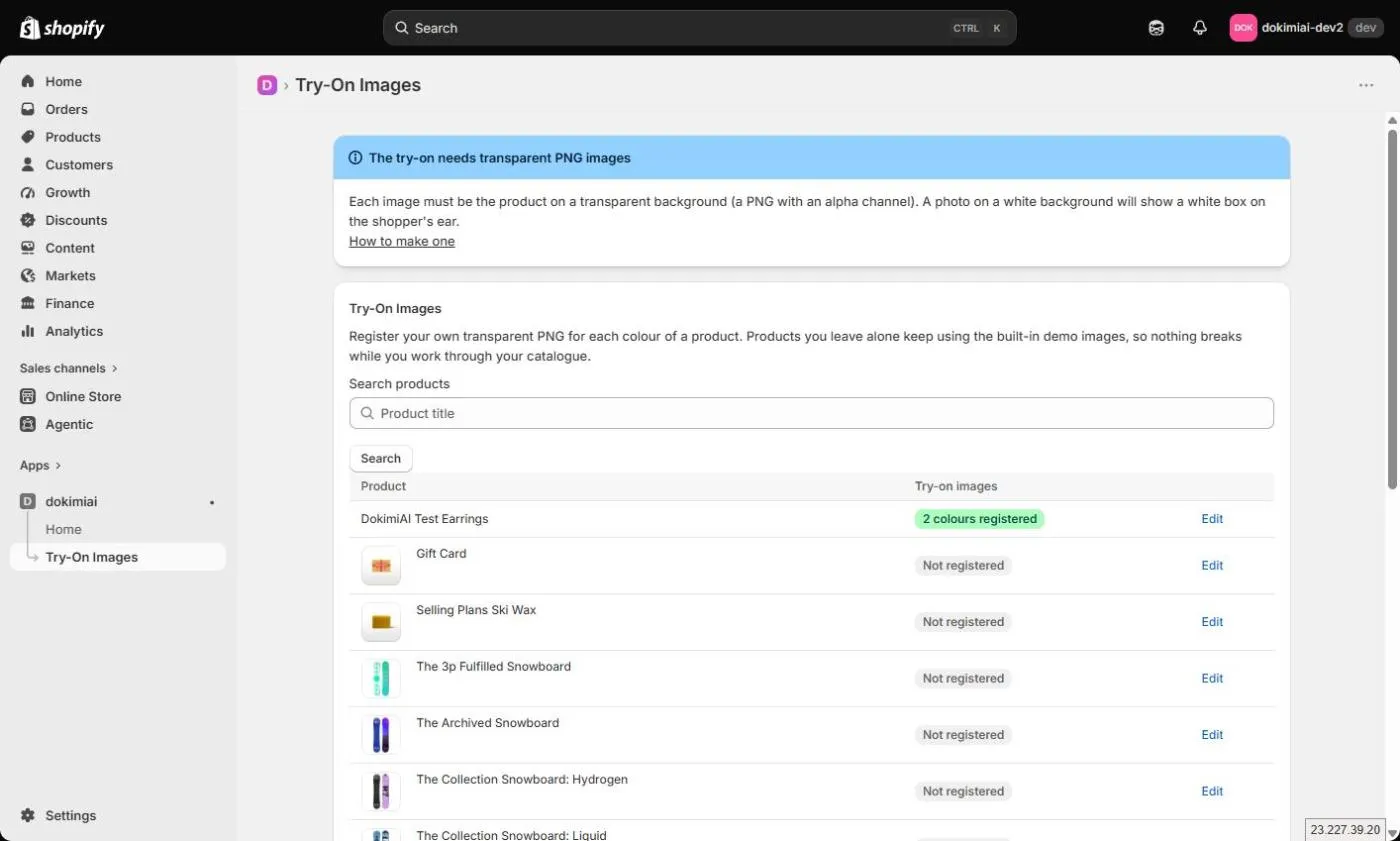 How to Add Virtual Try-On to a Shopify Store (App Install to App Block)